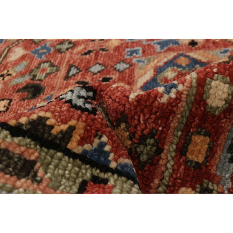 ECARPETGALLERY Hand-knotted Jules Serapi Dark Copper Wool Rug - 9'0 x 12'2