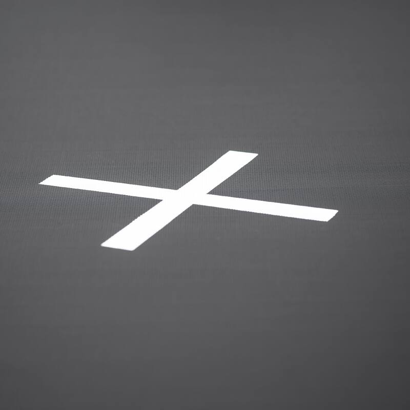 16FT Outdoor Trampoline with Safety Enclosure 6 Leg Design UV Resistant