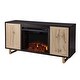 preview thumbnail 3 of 7, SEI Furniture Willington Electric Media Fireplace w/ Carved Details