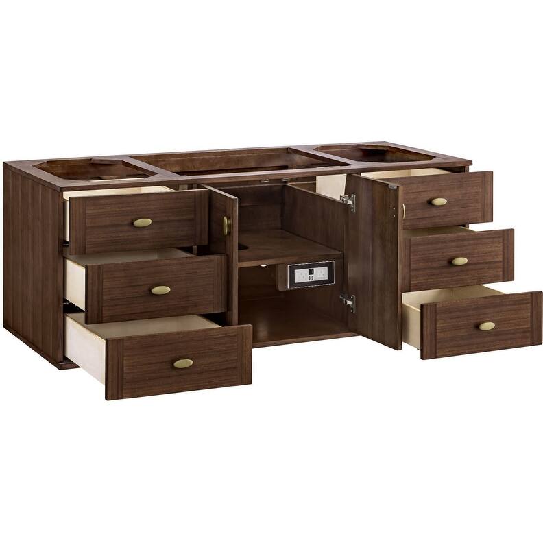 James Martin Vanities 670-V60S Amberly 60" Free Standing or Wall