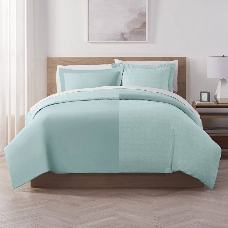 Serta Supersoft Cooling Bed Set, Reversible Duvet Set