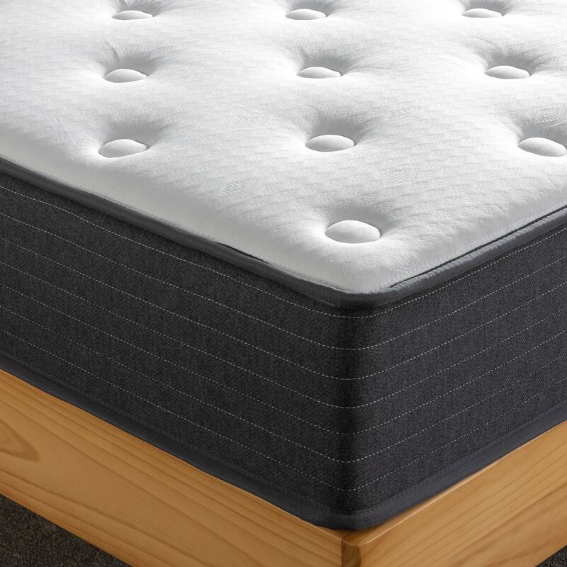 Priage by ZINUS 8 Inch Comfort Essential Pocket Spring Hybrid Mattress