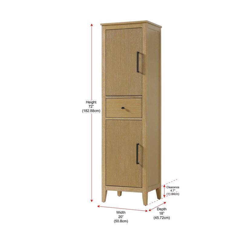 Kensington 16-28 Inch Bath Storage Cabinet