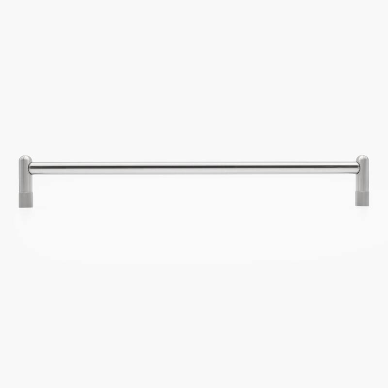 Hapny Home K1032-APPLC Knurled 18" Center to Center Modern Industrial - Satin Nickel