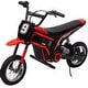 preview thumbnail 1 of 5, Ride On Motorcycle 3-Speed for Kids Ages 8-12 Red-9