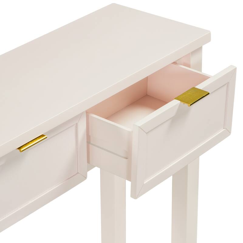 High-Quality Entryway Console Table with 4 Spacious Drawersm