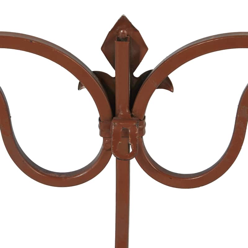 Metal Scroll Wall Decor - Brown - Roche River Decor