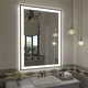 preview thumbnail 25 of 49, Extra Large Black Frame LED Bathroom Vanity Mirror with 3 Years Warranty and UL Certified 36x28