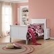 preview thumbnail 1 of 4, Sophisticated Contemporary Style Twin Size Sleigh Bed, White