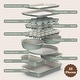preview thumbnail 16 of 17, Country Kitchen Nonstick Stackable Bakeware Set - Durable, Easy Release Baking Set- 22 Pc. Includes Silicone Muffin Cups