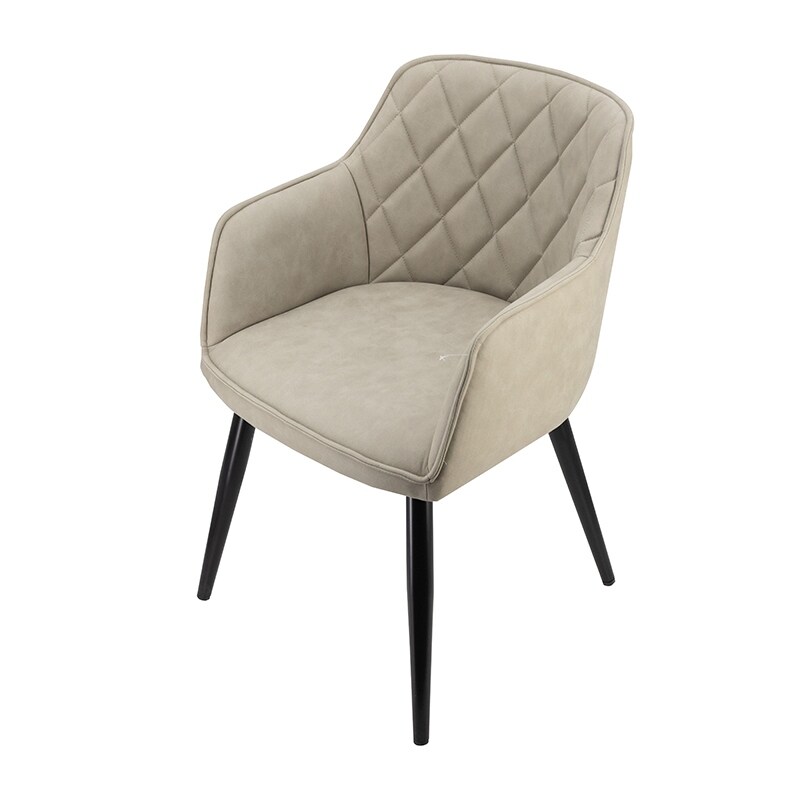 A&B Home 2-Pack Quilted Back Deep Seat Dining Chairs-image