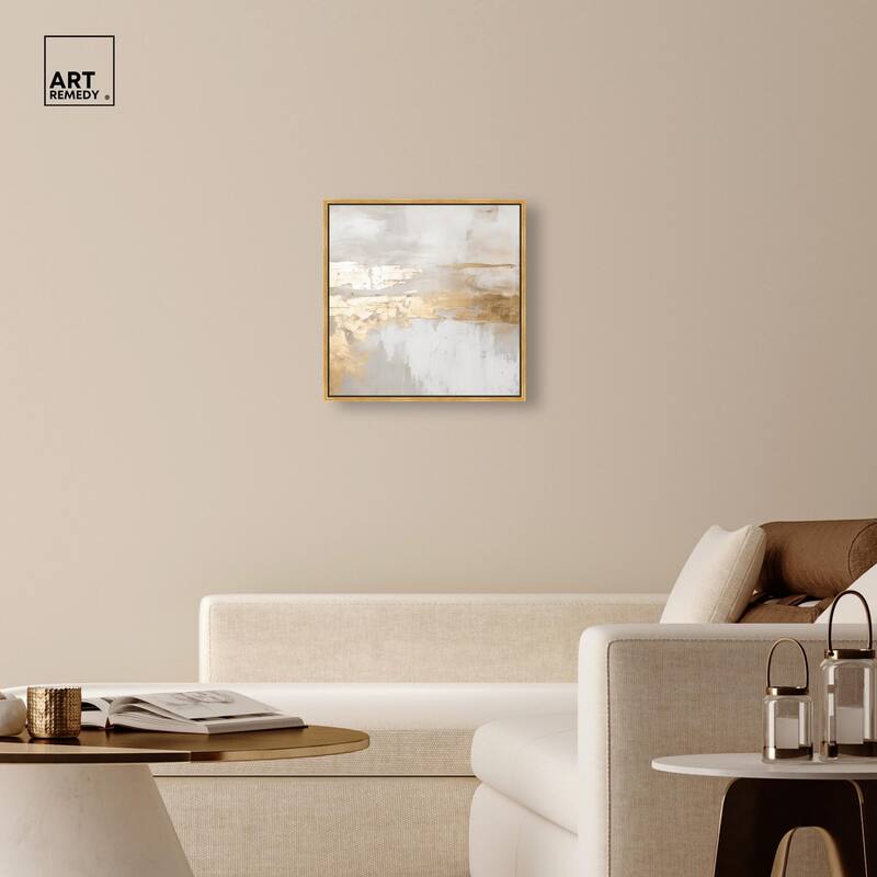 Melted Goldscape II Canvas by Art Remedy