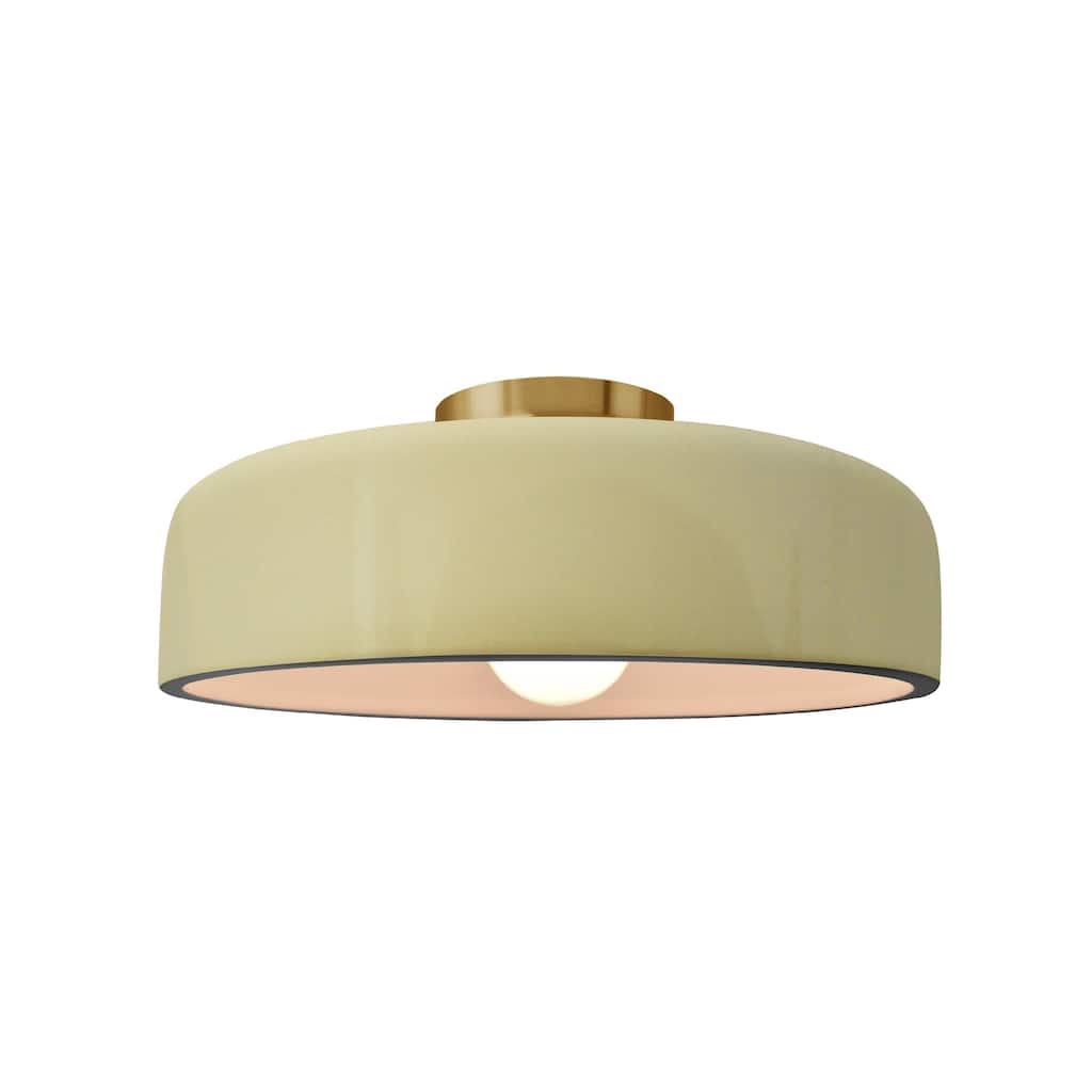 Justice Design Radiance - Medium Spire Semi-Flush Light