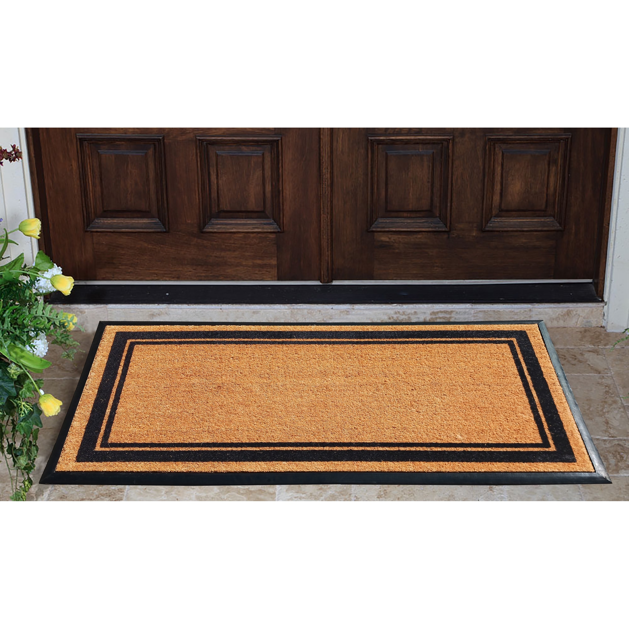 A1HC Natural Coir and Rubber Large Door Mat,Thick Durable Doormats for Indoor  Outdoor Entrance - Bed Bath & Beyond - 37747143