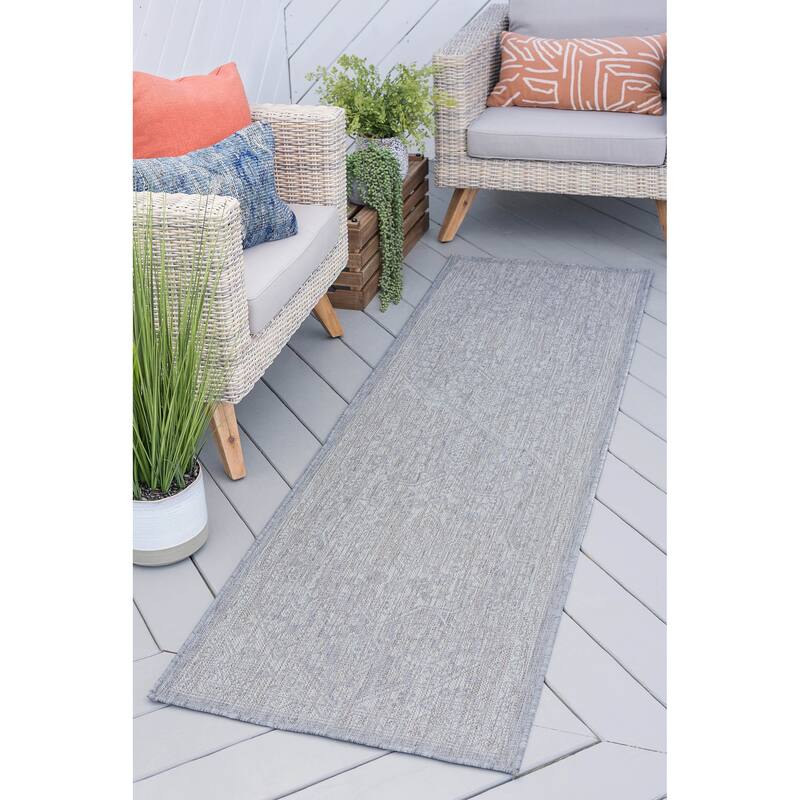 Colonnade Traditional Medallion Indoor/Outdoor Area Rug