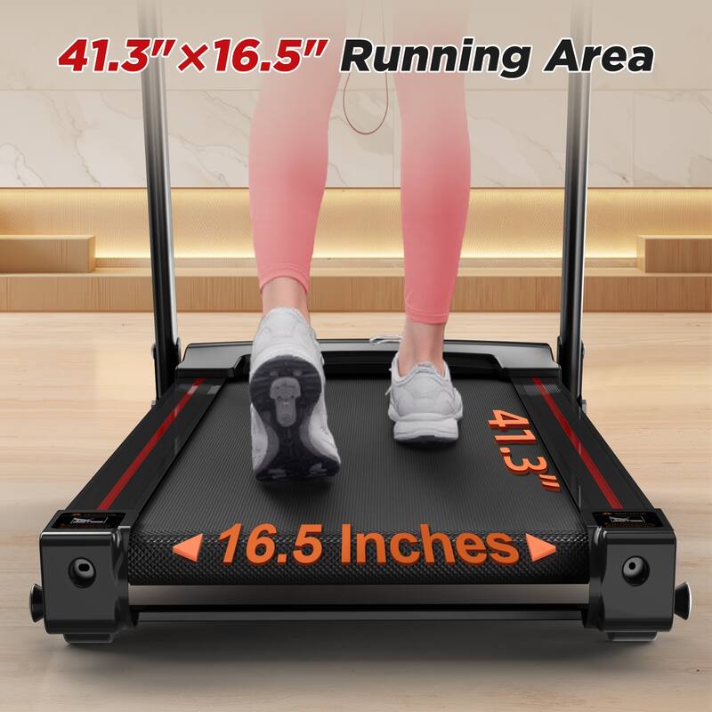 Folding Treadmills for Home - 3.5HP Portable Foldable with Incline, Electric Treadmill for Running Walking Jogging Exercise