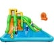 preview thumbnail 1 of 8, Gymax Inflatable Water Park Bounce House Two-Slide Bouncer w/ Climbing Kids