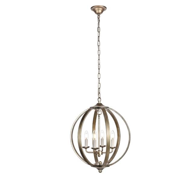 Elegant Lighting Marlow 4 Light 18" Wide Taper Candle Pendant