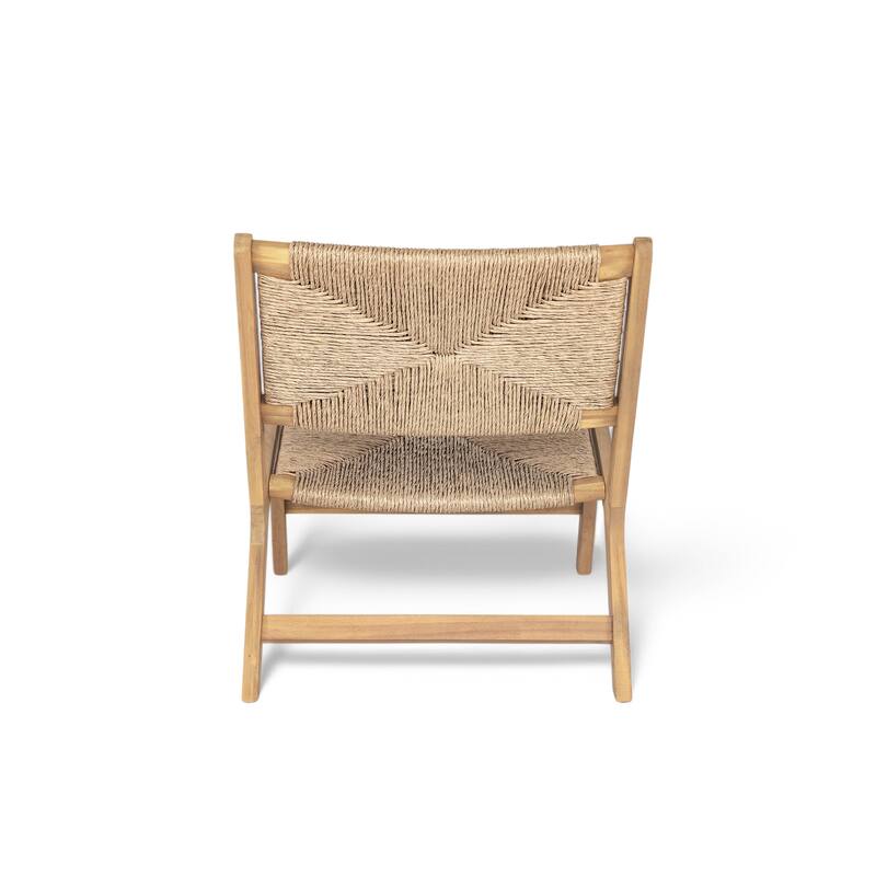 Christopher Knight Home-Mark Acacia Wicker Patio Lounge Chair Set of 2