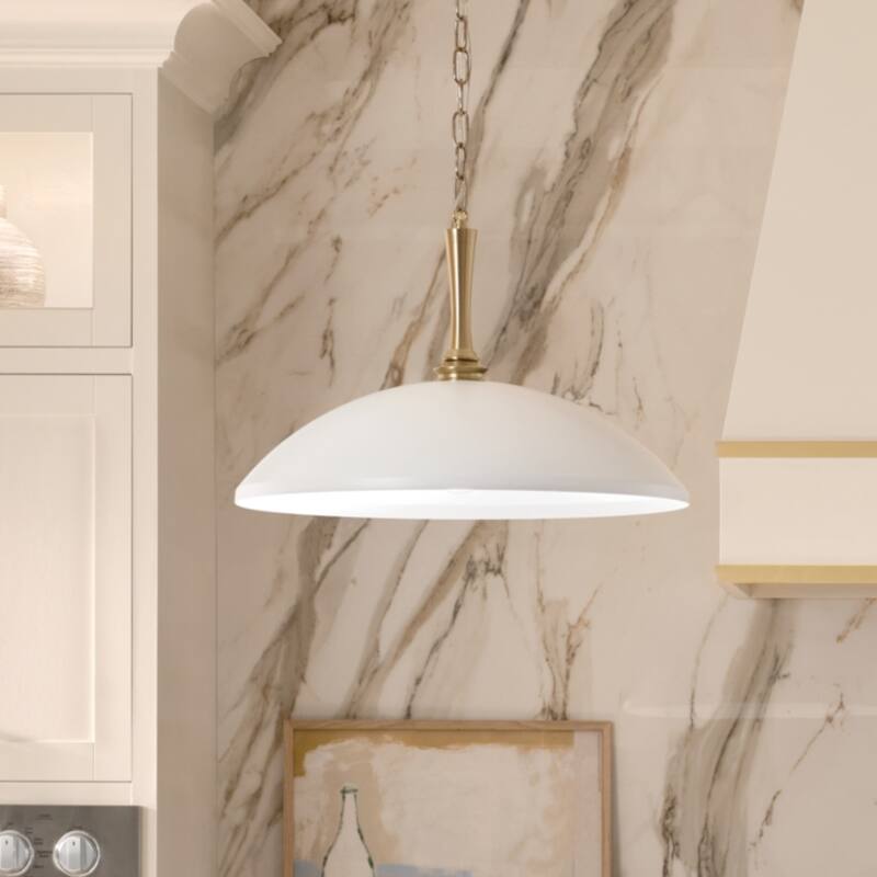 Delarosa 24.25 in. 1-Light Oversized Pendant Light