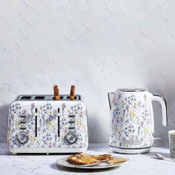 LAURA ASHLEY　ティーセット VQ Laura Ashley 4-Slice Toaster - Bed Bath & Beyond - 39291745