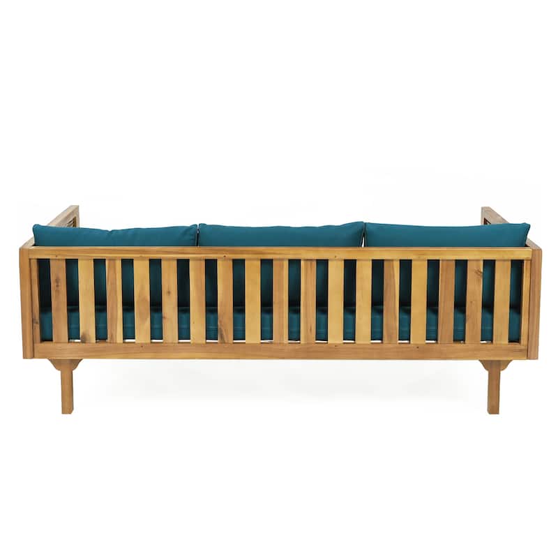 3 Seater daybed with Rattan arms