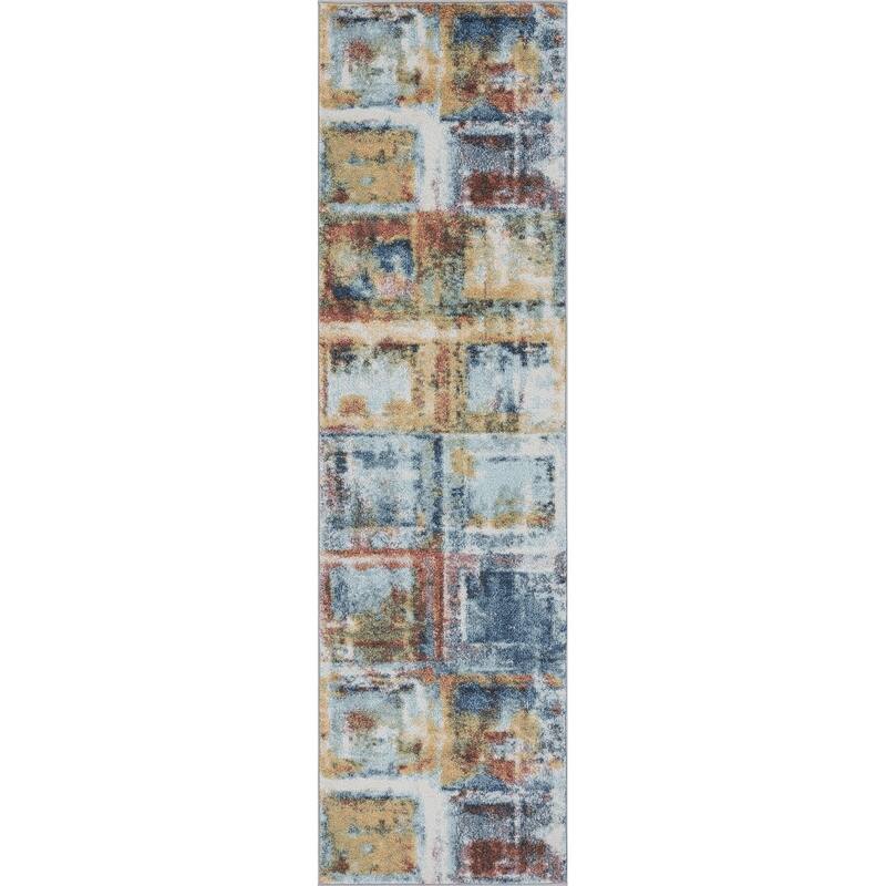 Rayna Bohemian & Eclectic Geometric Indoor Area Rug