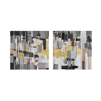 Leaf of Faith Diptych 3D Paint on Canvas Wall Art