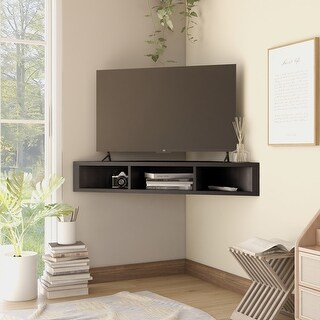 Furniture of America Sukhumi 47-inch Wall-mounted Corner TV Console