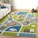 preview thumbnail 9 of 38, SAFAVIEH Carousel Kids Lumnie Neighborhood Rug 8' x 10' - Green/Grey