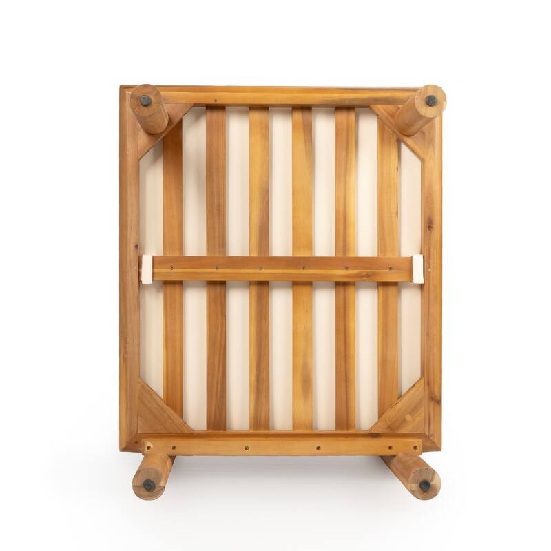 Christopher Knight Home - Ardeno Outdoor Acacia Wood Patio Chair with Cushions and Water-Repellent Fabric, Set of 2 - 25.98