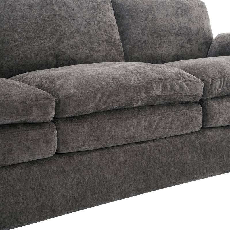 89" Oversized Chenille Cloud Comfy 3-seater Sofa