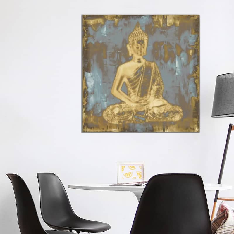 iCanvas "Meditating Buddha" by Tom Bray Canvas Print - 37x37x1.5