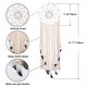 preview thumbnail 2 of 4, 30CM Round Feather Wall Pendant - 106cm