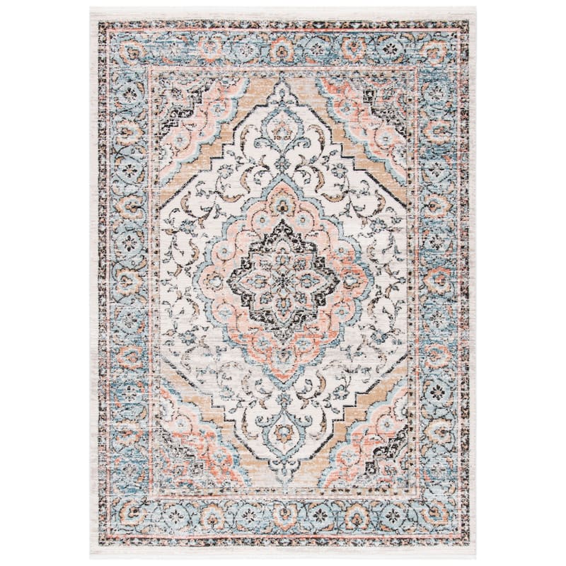 SAFAVIEH Shivan Aino Oriental Rug - 2'6" x 4' - Grey/Blue