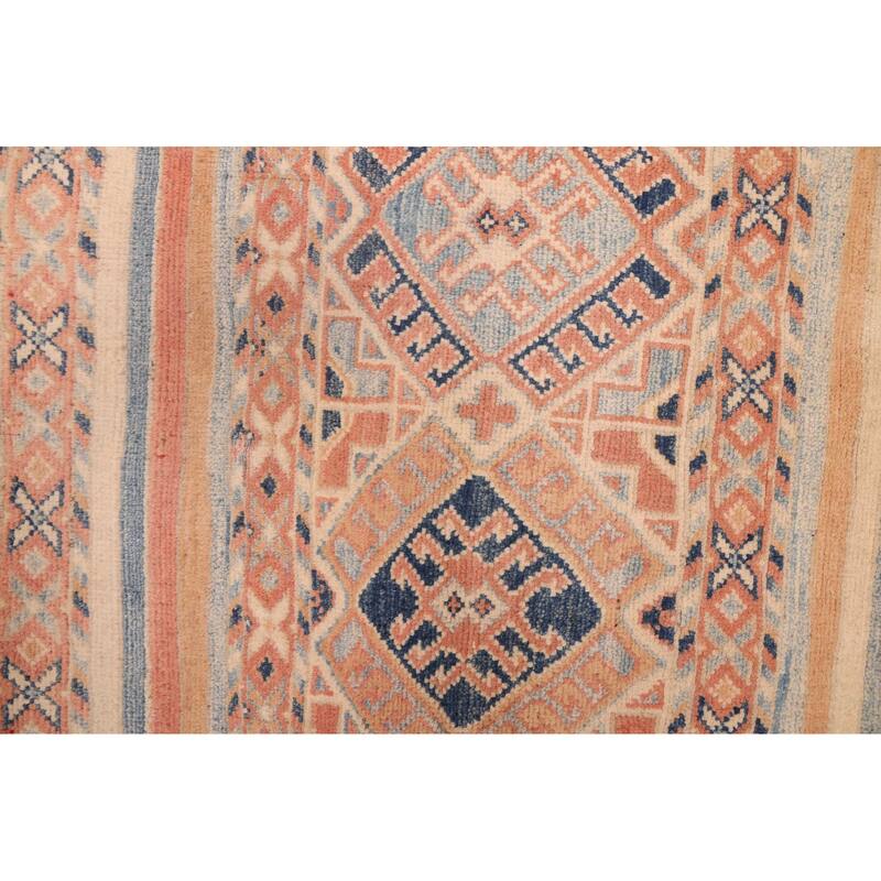 ECARPETGALLERY Hand-knotted Finest Ghazni Copper Wool Rug - 6'8 x 9'1
