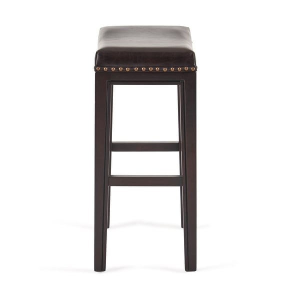 Leather studded bar on sale stools