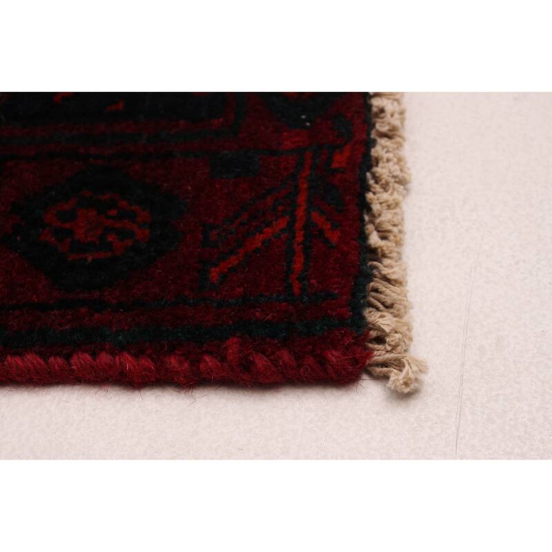 ECARPETGALLERY Hand-knotted Konya Anatolian Black Wool Rug - 4'2 x 11'2