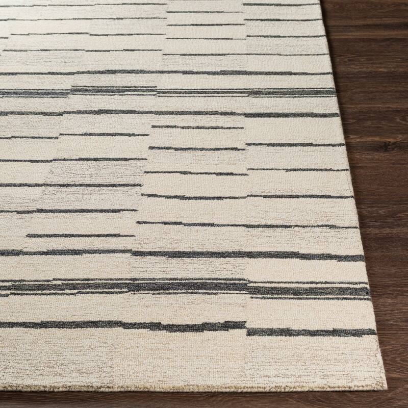 Livabliss Sierra Hand Tufted Geometric Wool Rug