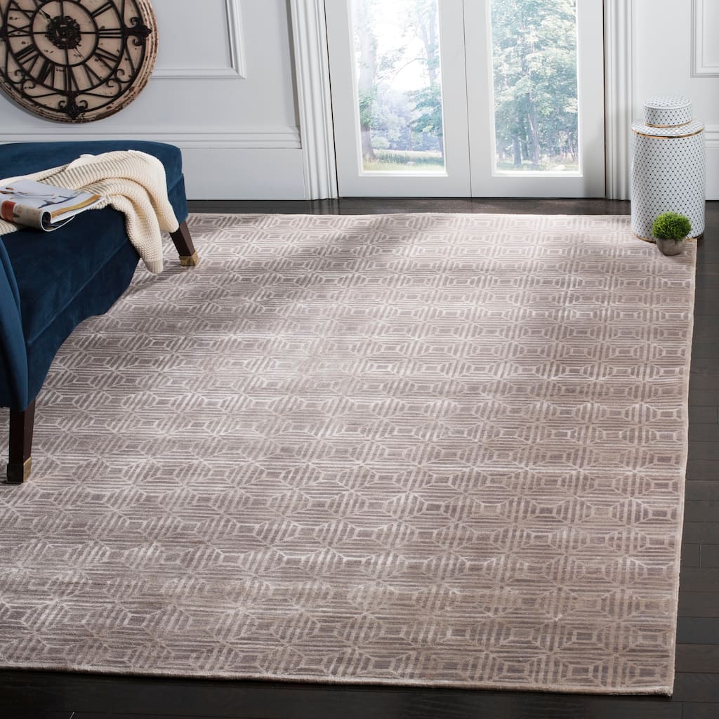 SAFAVIEH Couture Hand-knotted Kensington Rosica Modern Wool Rug