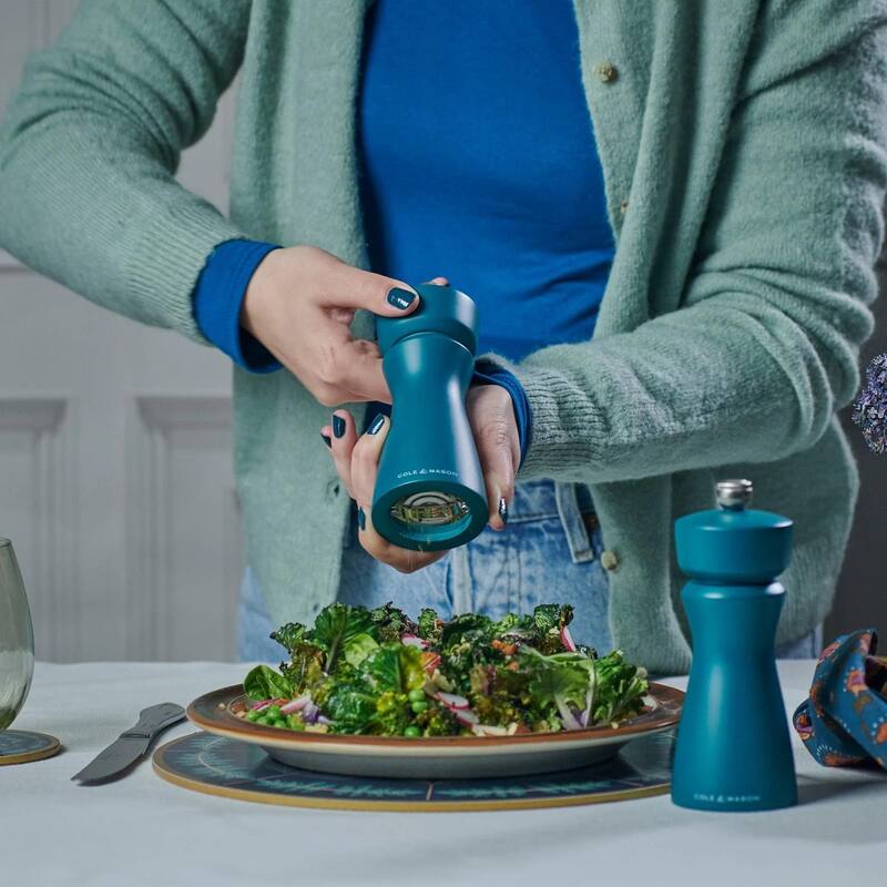 Cole & Mason Kenton Sea Salt Blue Salt or Pepper Mill 6"