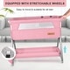 preview thumbnail 8 of 6, Baby Bassinet, Portable Bedside Sleeper for Baby, 7 Height Adjustable Bedside Bassinet with Wheels, Mattress Included