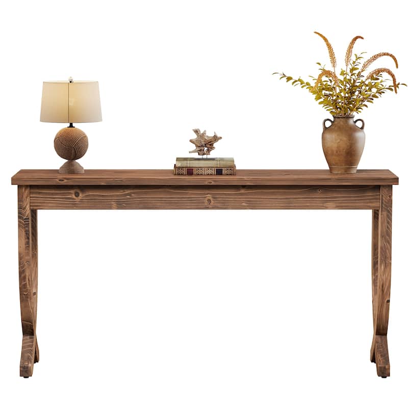 Solid Wood Console Table, Entryway Sofa Table, Living Room Hallway Entrance Foyer Accent Side Table