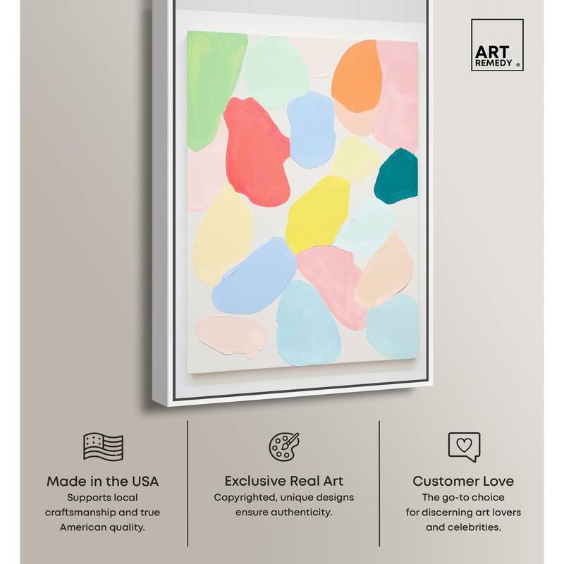 Sorbet Smudges II Canvas by Art Remedy