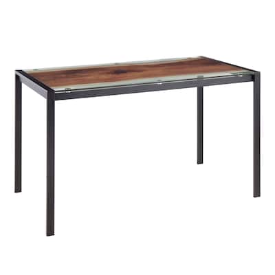 Carbon Loft Yadriel Live Edge Print Dining Table