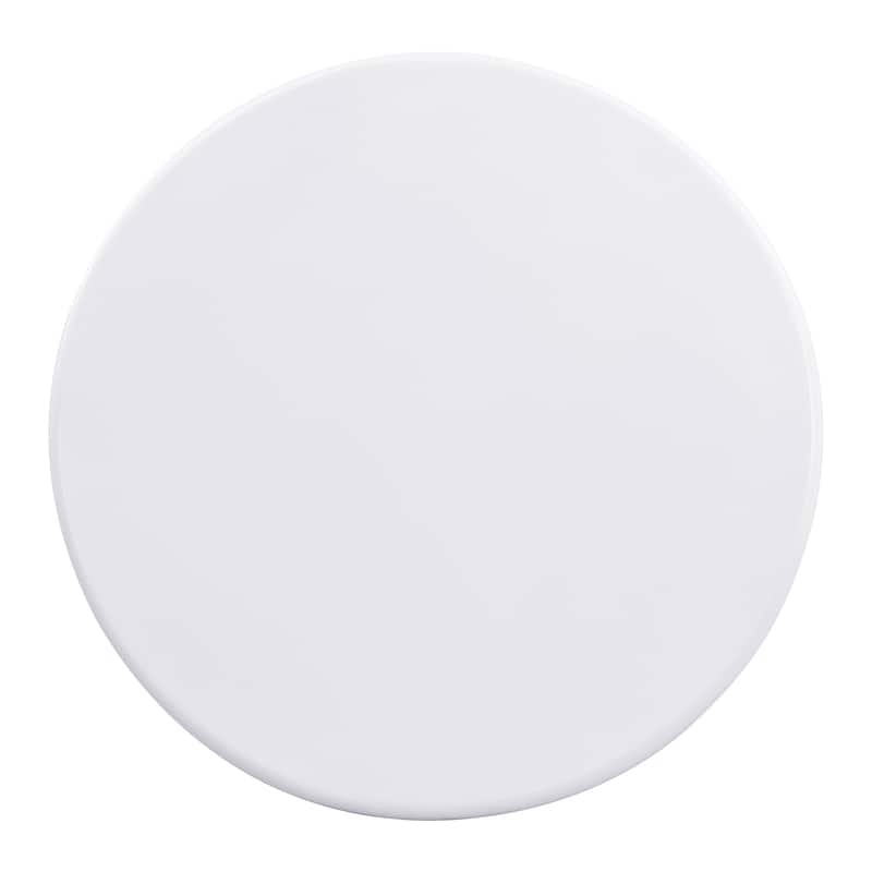 Christopher Knight Home - Aurelia Modern Outdoor Ribbed Base Dining Table - White All-Weather MGO Patio Table