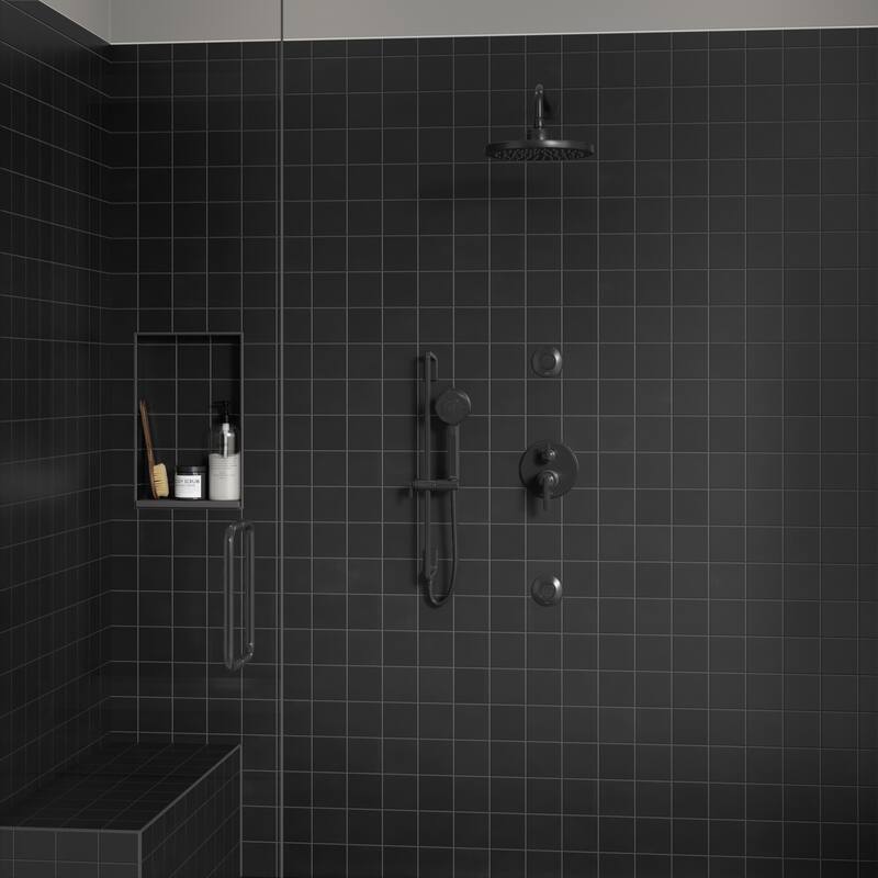 Emser Tile Kaze - 12" x 16" Square Mosaic Wall Tile - Matte Tile