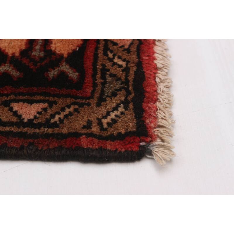 ECARPETGALLERY Hand-knotted Andelz Red Wool Rug - 3'8 x 10'2