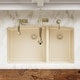 preview thumbnail 29 of 76, Karran Undermount Quartz Double Bowl Kitchen Sink