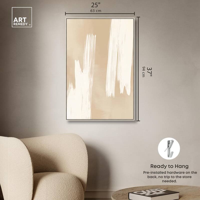 Gestural Grains II Canvas by Art Remedy